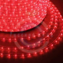 Дюралайт LED, постоянное свечение (2W) - красный, 36 LED/м, бухта 100м