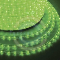 Дюралайт LED (светодиодный), постоянное свечение (2W) - зеленый, 30 LED/м, бухта 100м