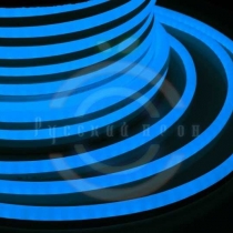 Гибкий неон LED (светодиодный) - синий, бухта 50м