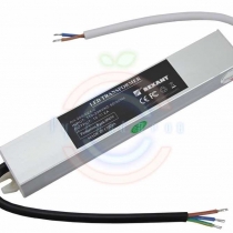 Источник питания 110-220V AC/12V DC, 2А, 24W с проводами, влагозащищенный (IP67)