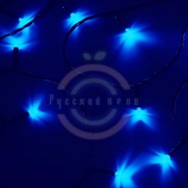Гирлянда «Твинкл Лайт» 10м, темно-зеленые ПВХ, 80 LED, цвет:синие