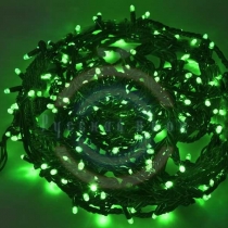 Гирлянда «Твинкл Лайт» 20м, черный каучук, 240 диодов, цвет зеленый