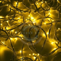 Гирлянда модульная светодиодная «Дюраплей LED» 20м 200 LED белый каучук, желтая