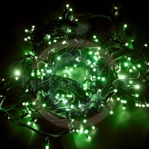 Гирлянда модульная светодиодная «Дюраплей LED» 20м 200 LED черный каучук зеленая