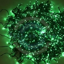 Гирлянда «LED ClipLight» 24V, 5 нитей по 20м, цвет диодов зеленый, Flashing (белый)