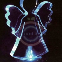 Фигура светодиодная на подставке «Ангел 2D», RGB