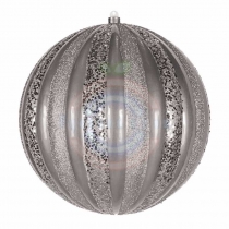 Елочная фигура «Арбуз», 25см, цвет серебряный
