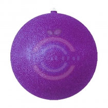 Елочная фигура «Шарик», 20см, цвет фиолетовый