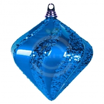 Елочная фигура «Алмаз», 20см, цвет синий