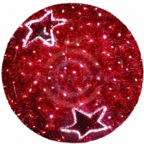 Фигура «Шар», LED подсветка Ø 40см, красный