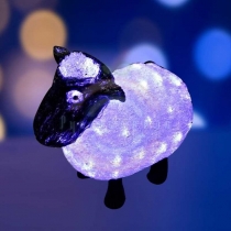 Акриловая светодиодная фигура «Овца» 30см, 56 светодиодов, IP65, 24В