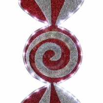 Фигура «Карамель» бархатная, размеры 60*30см (42 белых светодиодов)