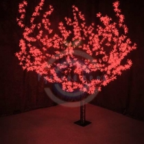 Светодиодное дерево «Сакура», высота 1,5м, Ø кроны 1,8м, красные светодиоды, IP 54, трансформатор
