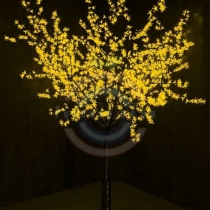 Светодиодное дерево «Сакура», высота 2,4м, Ø кроны 2м, желтые светодиоды, IP 54, трансформатор
