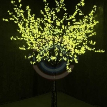 Светодиодное дерево «Сакура», высота 2,4м, Ø кроны 2м, зеленые светодиоды, IP 54, трансформатор