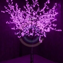 Светодиодное Дерево «Сакура», высота 2,4м, Ø кроны 2м, фиолетовые диоды, IP 64, трансформатор