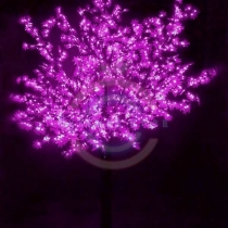 Светодиодное дерево «Сакура», высота 3,6м, Ø кроны 3м, фиолетовые светодиоды, IP 54, трансформатор