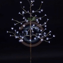Дерево «Сакура», ствол и ветки фольга, высота 1,2м, 80 светодиодов белого цвета, трансформатор IP44