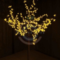 Светодиодное дерево «Сакура», высота 1,5м, Ø кроны 1,3м, желтые диоды, IP 44, трансформатор