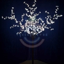 Светодиодное дерево «Сакура», высота 2,4м, Ø кроны 1,72м, белые диоды, IP 44, трансформатор