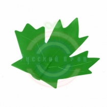 Колпачок «кленовый лист« (для дюраплей) зеленый