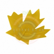 Колпачок «кленовый лист« (для дюраплей) желтый