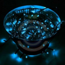 Светодиодная гирлянда на елку (LED Твинкл Лайт), 20м, синие диоды, с контроллером