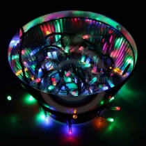 Светодиодная гирлянда на елку (LED Твинкл Лайт), 20м, разноцветные (мульти) диоды, с контроллером