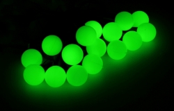 Гирлянда светодиодная «мультишарики макси», 5м, Ø 50мм, цвет зеленые