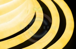 Гибкий неон LED 360 (круглый), желтые диоды, бухта 50м