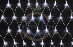 Гирлянда светодиодная «Сеть» 2х1,5м, свечение с динамикой, прозрачный ПВХ, 288 LED, 230 В, цвет:белый