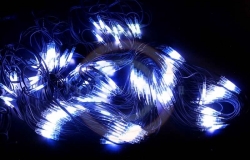 Гирлянда светодиодная «Сеть» 2x4м, черный каучук, 560 LED мультиколор