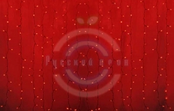 Гирлянда светодиодная «Светодиодный Дождь» 2х3м, постоянное свечение, прозрачный провод, 230 В, диоды красные, 448 LED