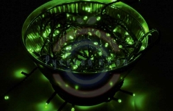 Гирлянда «Твинкл Лайт» 10м, черный ПВХ, 100 диодов, цвет зеленый