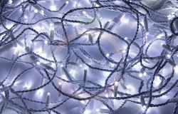 Гирлянда модульная светодиодная «Дюраплей LED» 20м 200 LED белый ПВХ, белая 24В
