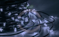 Гирлянда «LED ClipLight» 12V 150мм, цвет диодов белый, Flashing (белый)