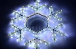 Фигура световая «Снежинка LED» цвет белый, размер 45*38см