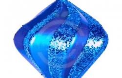 Елочная фигура «Алмаз», 15см, цвет синий