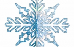 Елочная фигура «Снежинка ажурная 3D», 23см, цвет синий