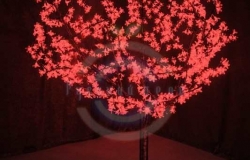 Светодиодное дерево «Сакура», высота 1,5м, Ø кроны 1,8м, красные светодиоды, IP 54, трансформатор