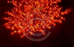 Светодиодное дерево «Сакура», высота 3,6м, Ø кроны 3м, красные светодиоды, IP 54, трансформатор