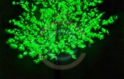 Светодиодное дерево «Сакура», высота 3,6м, Ø кроны 3м, зеленые светодиоды, IP 54, трансформатор