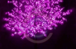 Светодиодное дерево «Сакура», высота 3,6м, Ø кроны 3м, фиолетовые светодиоды, IP 54, трансформатор