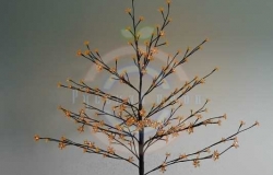Дерево «Сакура», коричневый цвет ствола и веток, высота 1,2м, 80 светодиодов теплого белого цвета, трансформатор IP44