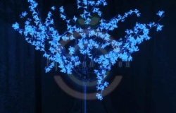 Светодиодное дерево «Сакура», высота 1,5м, Ø кроны 1,3м, синие диоды, IP 44, трансформатор