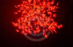 Светодиодное дерево «Клён», высота 2,1м, Ø кроны 1,8м, красные светодиоды, IP 65, трансформатор