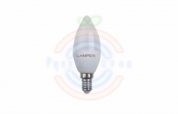 Лампа LED C37 E14 5W 4000K 440Lm 220V STANDARD Lamper