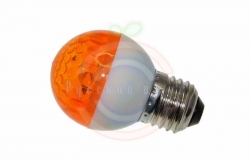 Лампа строб e27 Ø50мм оранжевая