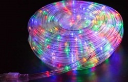 Дюралайт LED (светодиодный), свечение с динамикой (3W) - мульти (RYGB), 24 LED/м, бухта 100м